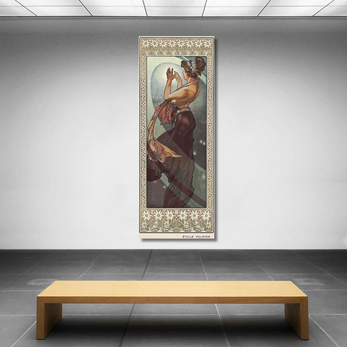 North Star Alphonse Mucha amu127 canvas print 