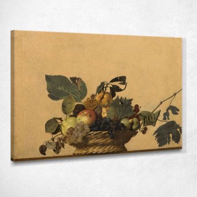Fruit Basket Caravaggio crv6 canvas print 