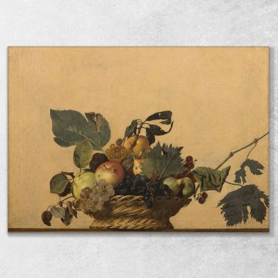 Fruit Basket Caravaggio crv6 canvas print 