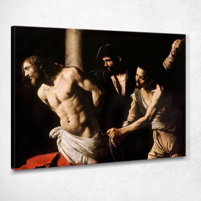 Christ At The Column Caravaggio crv7 canvas print 