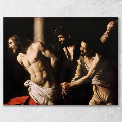Christ At The Column Caravaggio crv7 canvas print 
