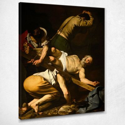 Crucifixion Of St Peter Caravaggio crv9 canvas print 