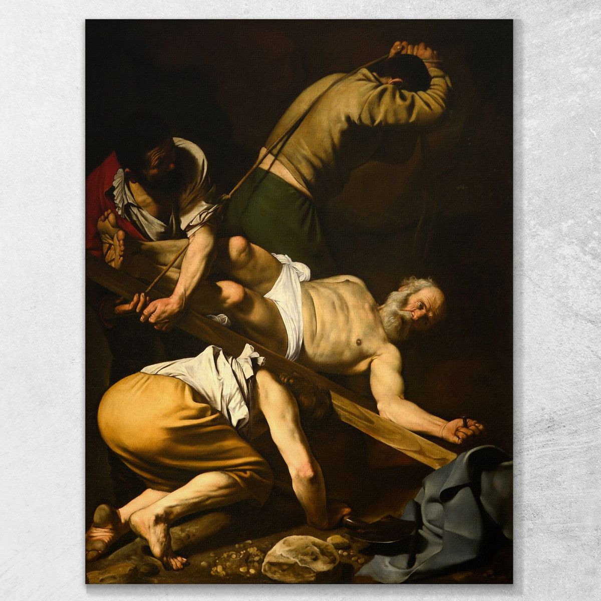 Crucifixion Of St Peter Caravaggio crv9 canvas print 