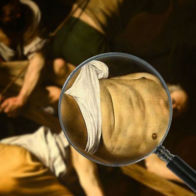 Crucifixion Of St Peter Caravaggio crv9 canvas print