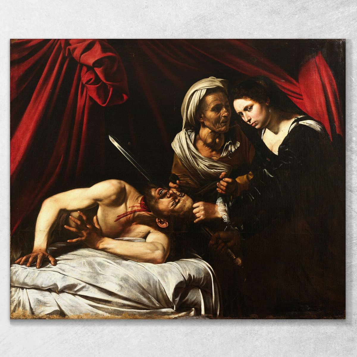 Judith Beheading Holofernes 2 Caravaggio crv14 canvas print 