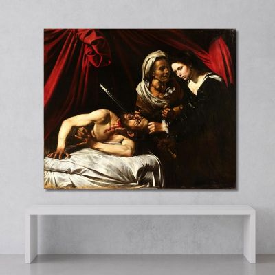Judith Beheading Holofernes 2 Caravaggio crv14 canvas print 
