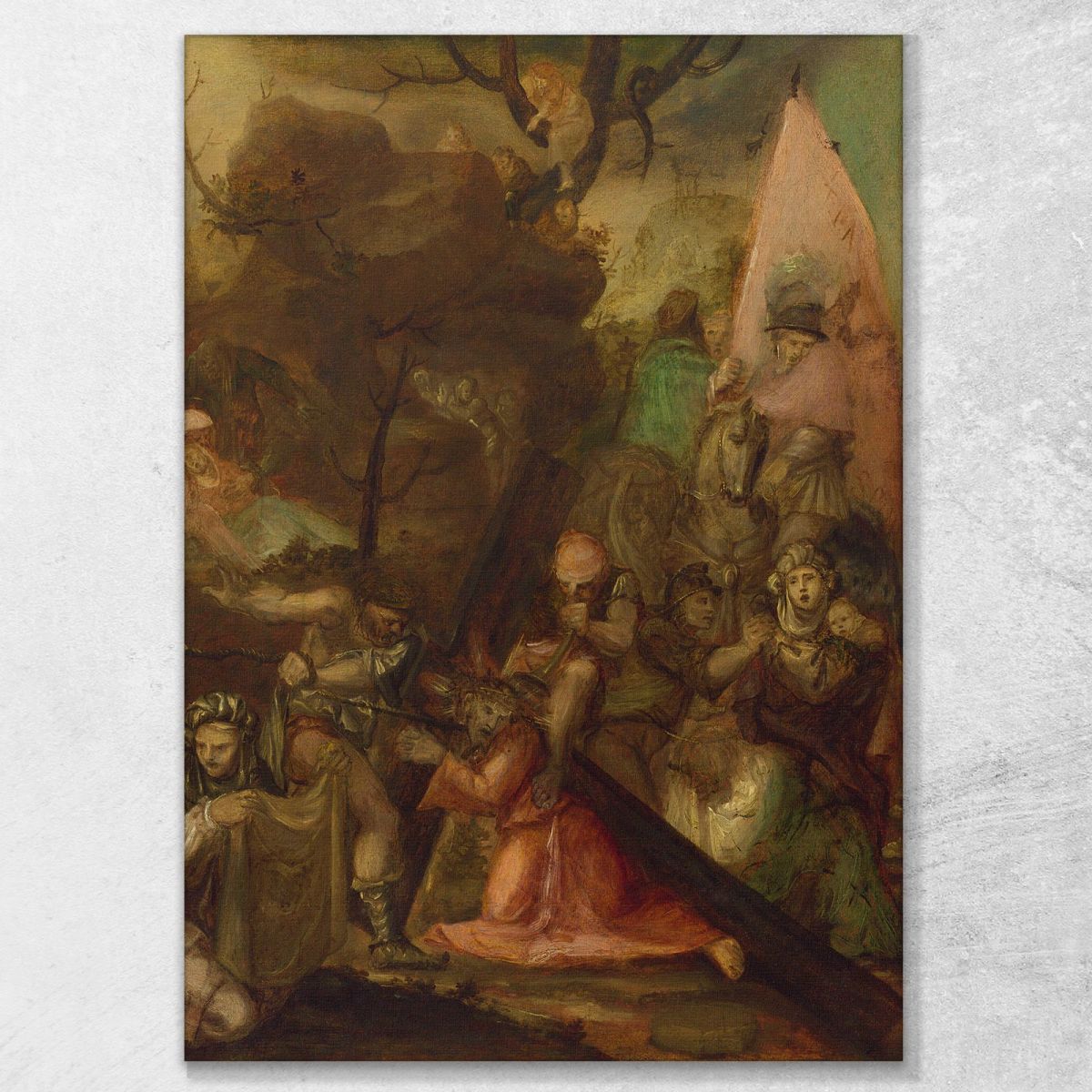 The Way To Calvary Caravaggio crv23 canvas print 
