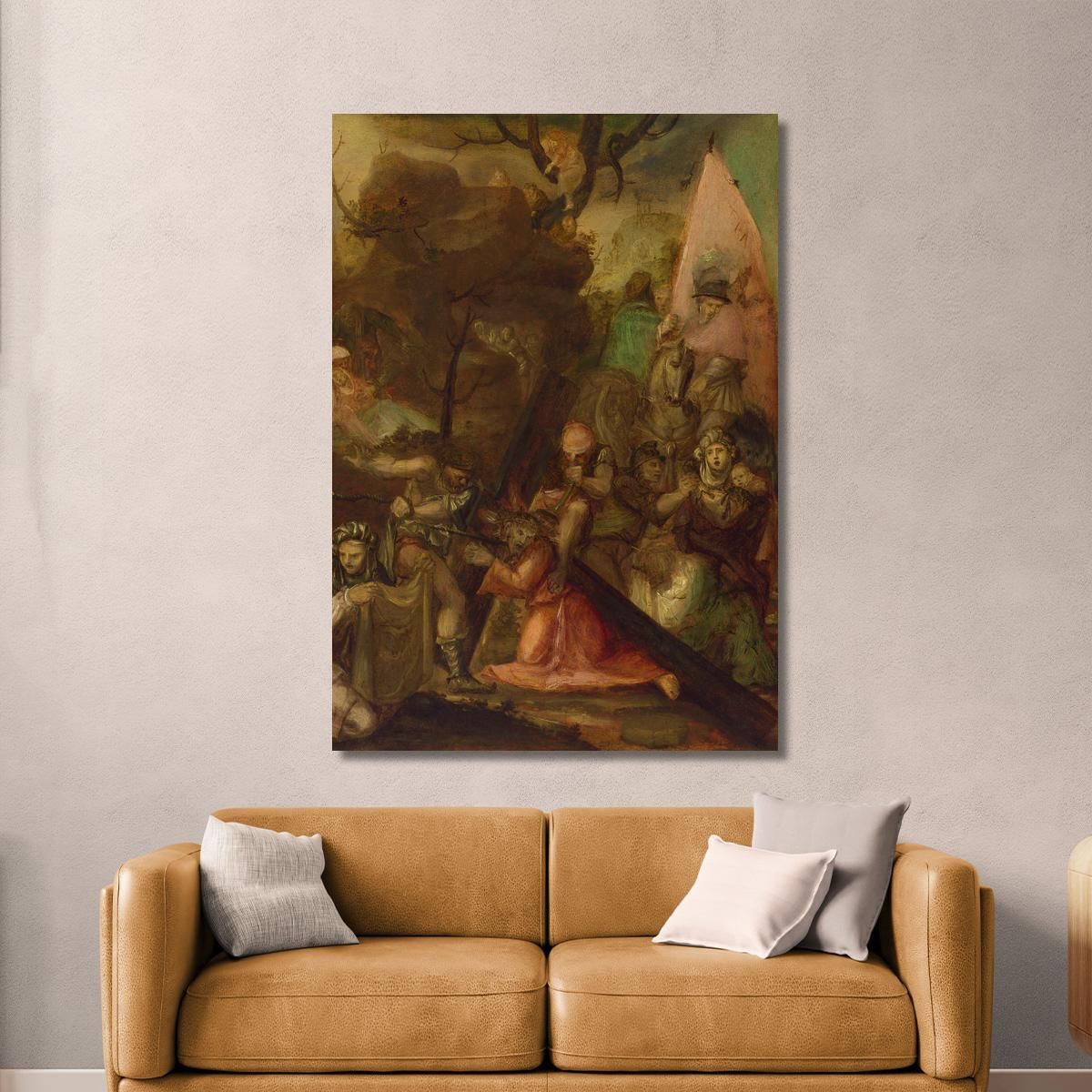 The Way To Calvary Caravaggio crv23 canvas print 