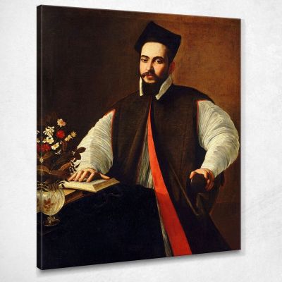 Portrait Of Pope Urban Viii Caravaggio crv25 canvas print 