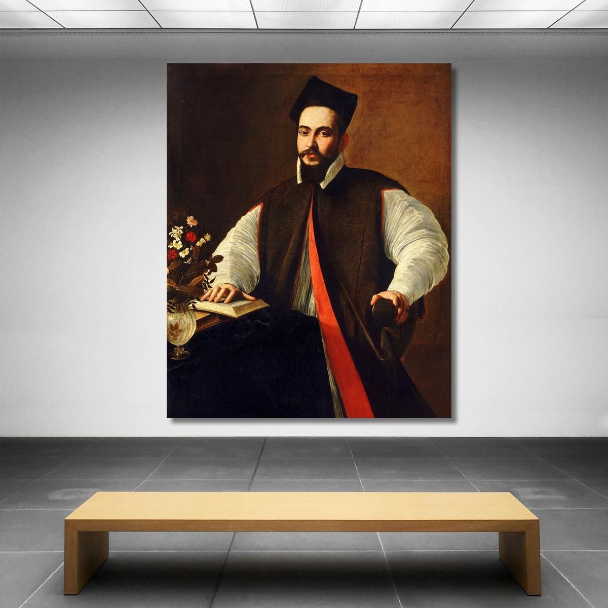 Portrait Of Pope Urban Viii Caravaggio crv25 canvas print 