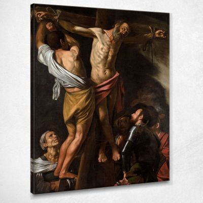 The Crucifixion Of Saint Andrew Caravaggio crv45 canvas print 