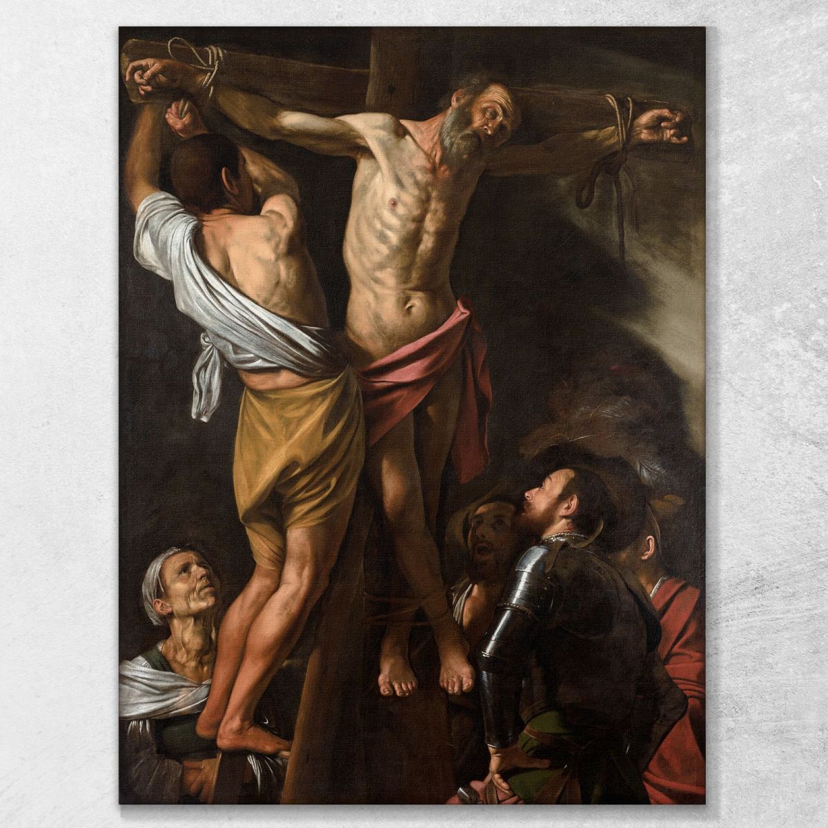 The Crucifixion Of Saint Andrew Caravaggio crv45 canvas print 