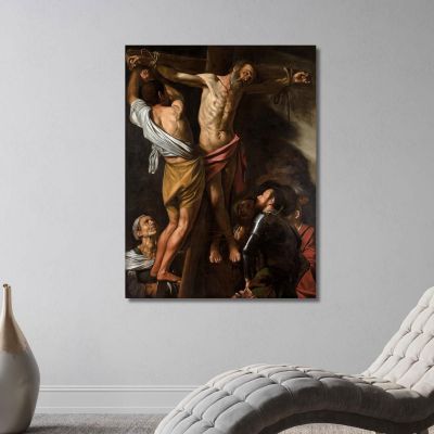 The Crucifixion Of Saint Andrew Caravaggio crv45 canvas print 