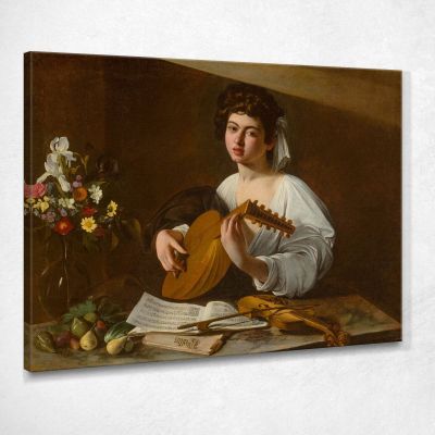 The Lute Player Caravaggio crv48 canvas print 