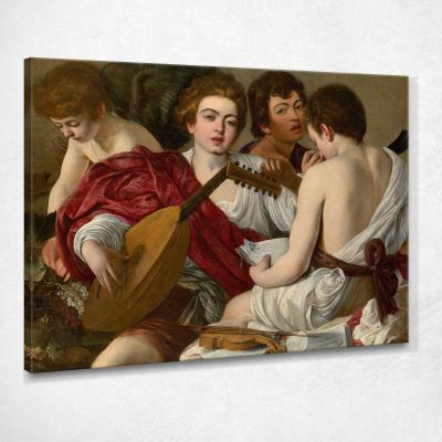 The Musicians Caravaggio crv50 canvas print 