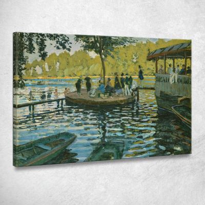 La Grenouillère Claude Monet, mnt1 canvas print