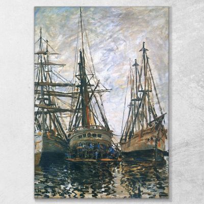 Barche Su Rapair 1873 Claude Monet mnt4 canvas print 