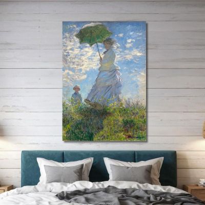 Woman With Parasol - Madame Claude Monet, mnt14 canvas print