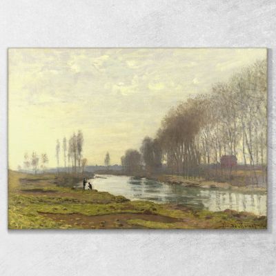 I Petit Bras Della Senna Ad Argenteuil Claude Monet, mnt21 canvas print