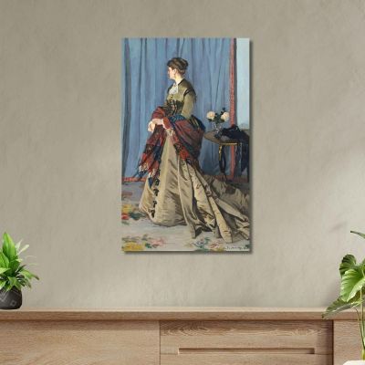 Portrait Of Madame Gaudibert 1868 Claude Monet mnt24 canvas print 