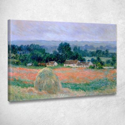 Haystack At Giverny 1886 Claude Monet mnt28 canvas print 