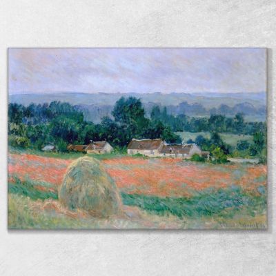 Haystack At Giverny 1886 Claude Monet mnt28 canvas print 