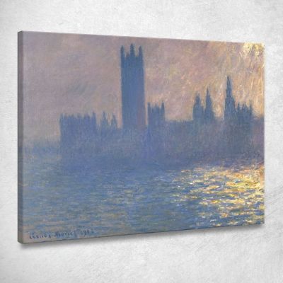 Houses Of Parliament Sunlight Effect 1903 Claude Monet mnt29 canvas print 