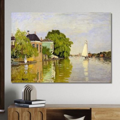 Case Sull'Achterzaan 1872 Claude Monet mnt30 canvas print 