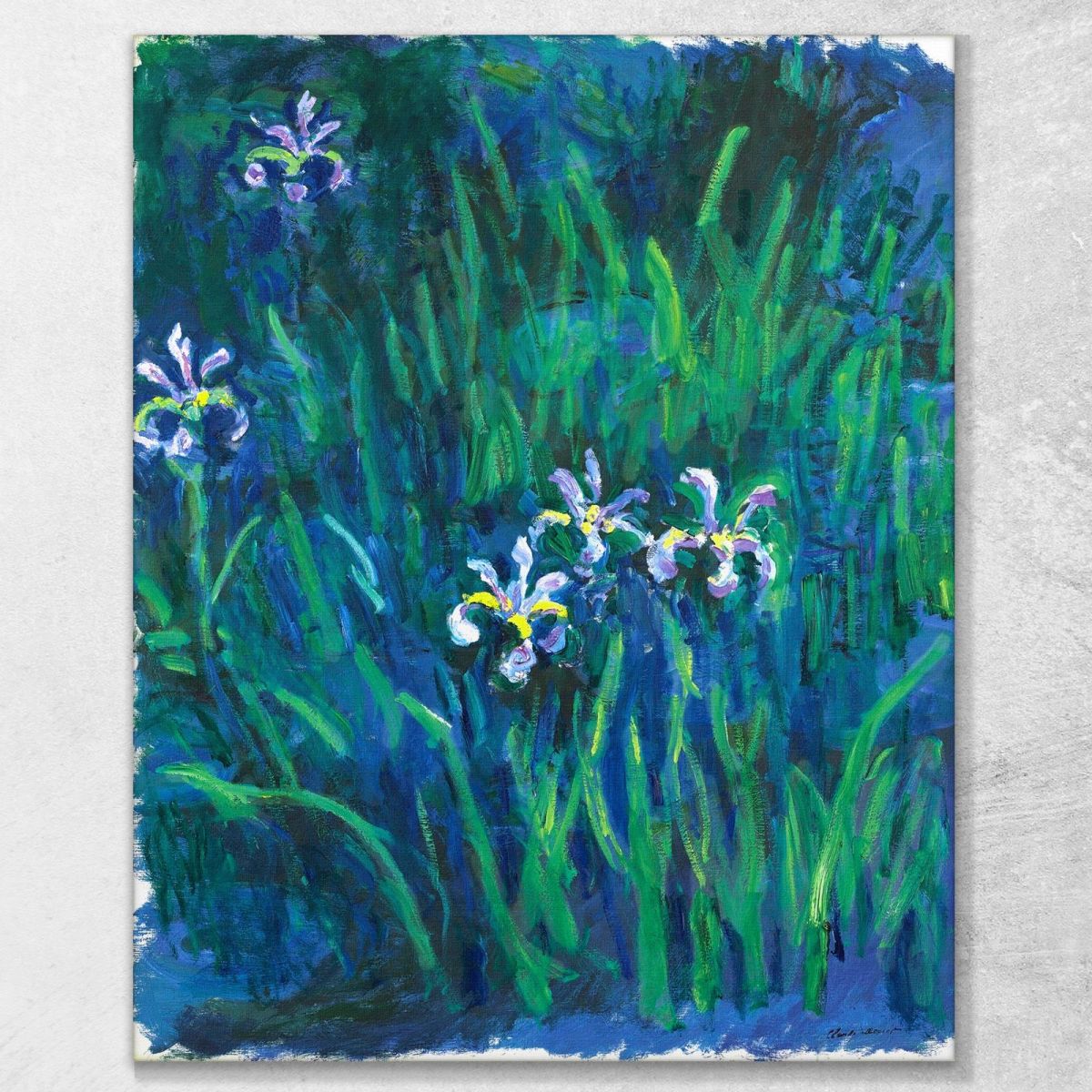 Iris 1914 Claude Monet mnt33 canvas print 