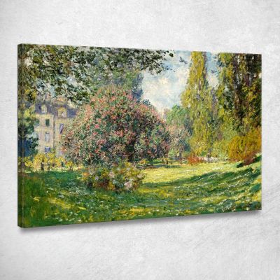 Park Monceau Paris 1876 Claude Monet mnt42 canvas print 