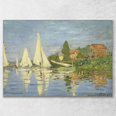 Regata Ad Argenteuil 1872 Claude Monet mnt51 canvas print 