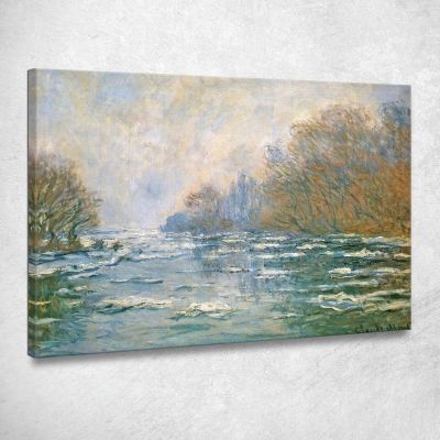 The Thaw Of The River Near Vetheuil 1880 Claude Monet mnt54 canvas print 