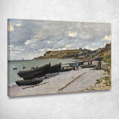 Saint-Adresse Fishing Boats On The Shore 1867 Claude Monet mnt56 canvas print 