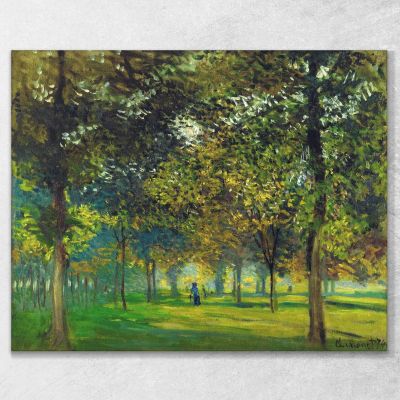 Il Vicolo Di Champ De Foire Ad Argenteuil 1874 Claude Monet mnt65 canvas print 