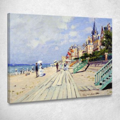 The Trouville Seafront 1970 Claude Monet mnt67 canvas print 