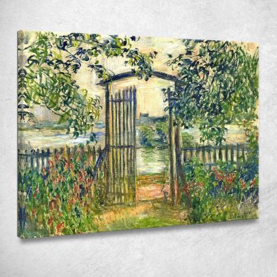 The Garden Gate At Vetheuil 1881 Claude Monet mnt73 canvas print 