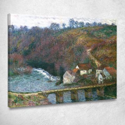 The Great Creuse At The Vervy Bridge 1889 Claude Monet mnt75 canvas print 