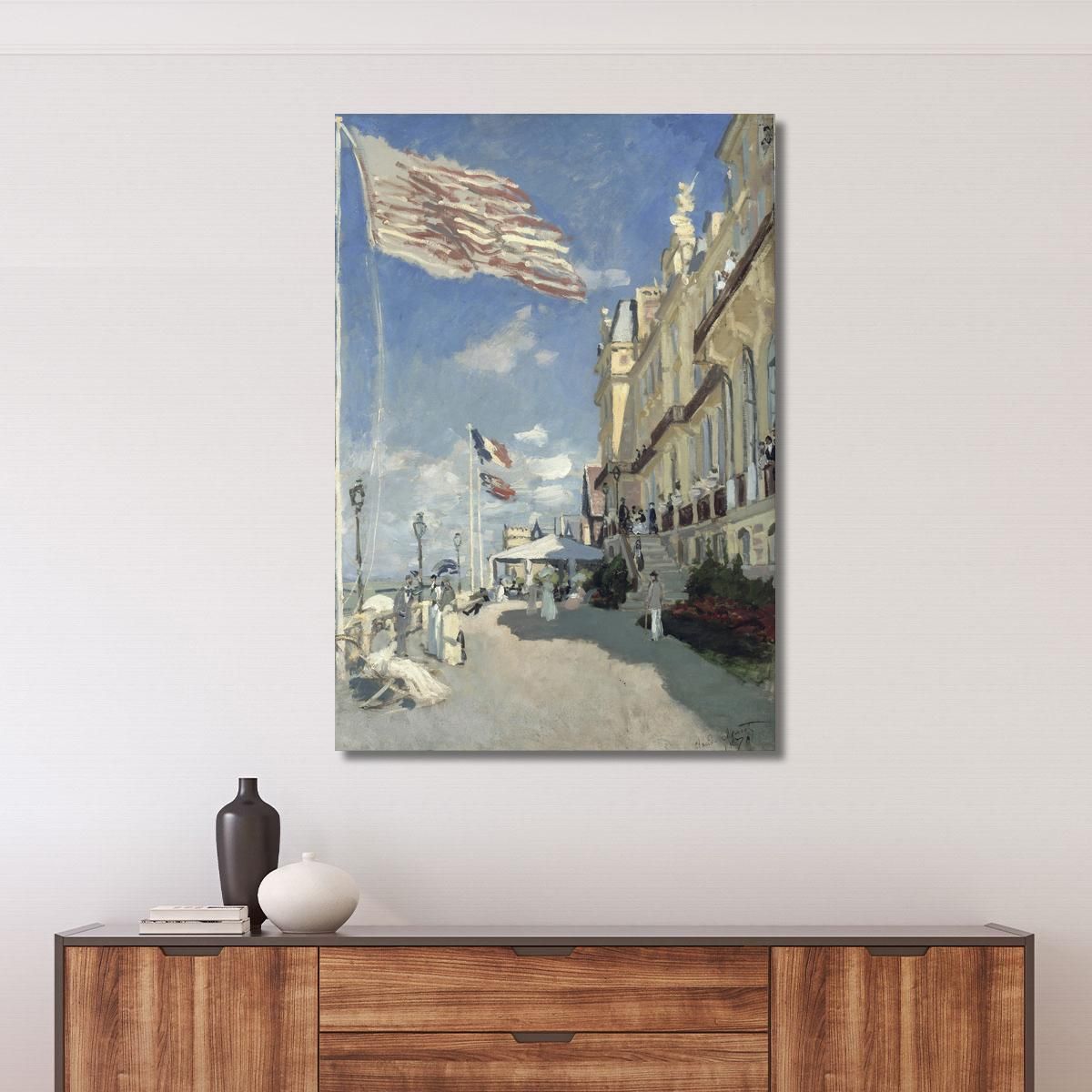 The Hotel Di Roches Noires Trouville 1870 Claude Monet mnt77 canvas print 