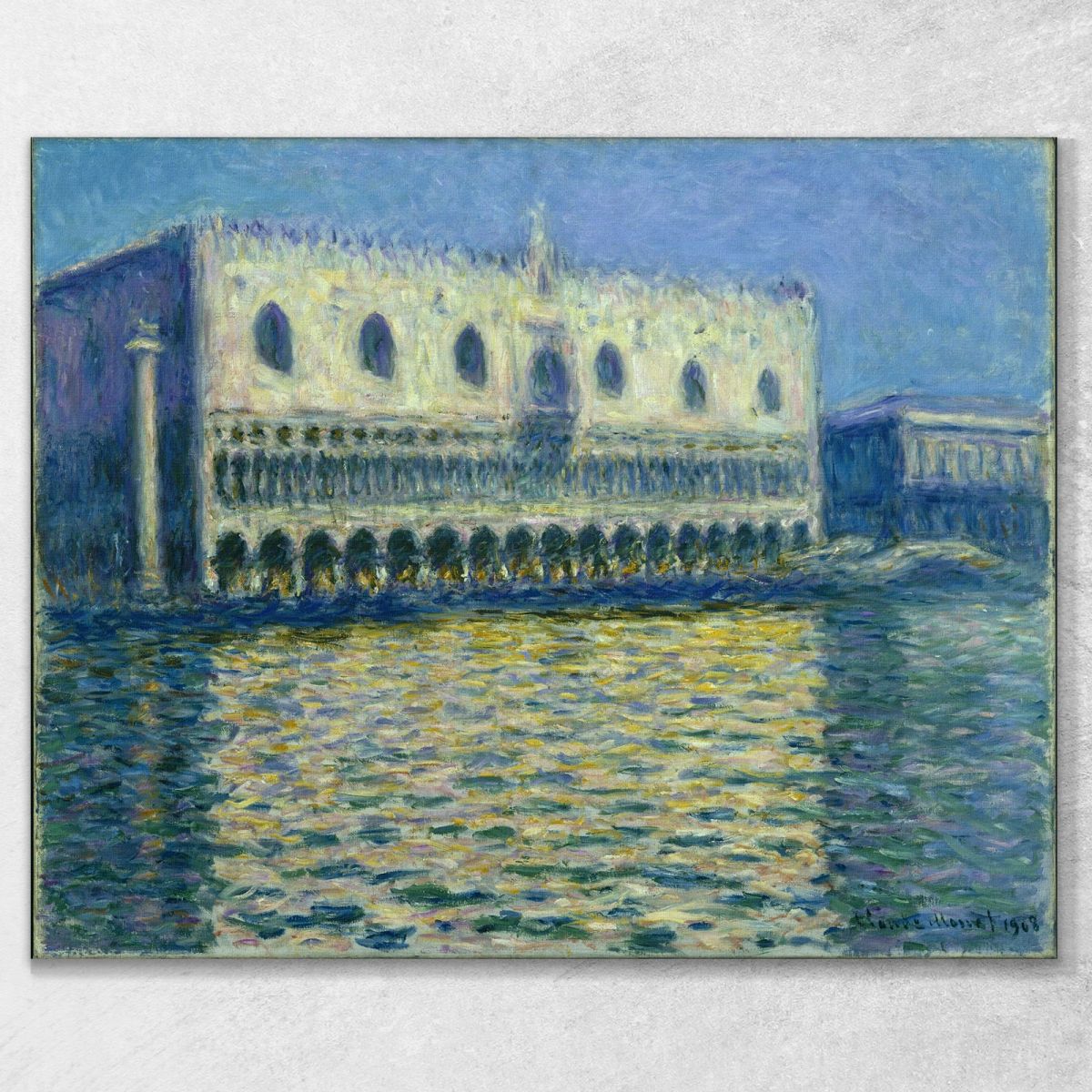 The Ducal Palace 1908 Claude Monet mnt82 canvas print 