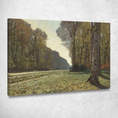 The Road To Chailly 1865 Claude Monet mnt91 canvas print 