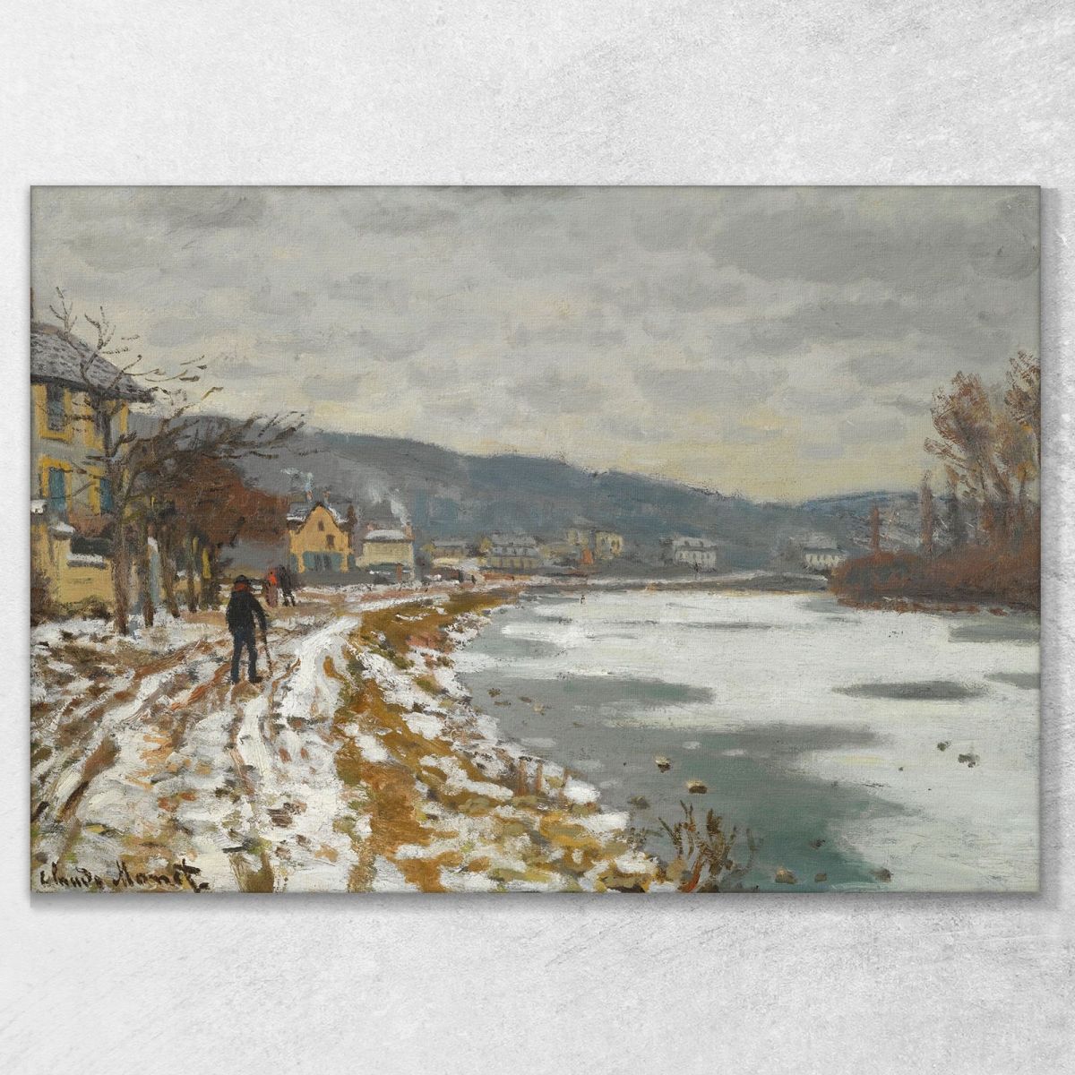 La Senna A Bougival 1869 Claude Monet mnt94 canvas print 