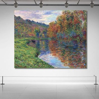 The Little Arm Of Jeufosse Autumn 1884 Claude Monet mnt96 canvas print 