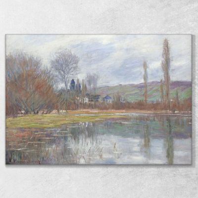 Spring At Vetheuil 1881 Claude Monet mnt97 canvas print 