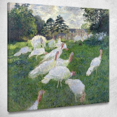 The Turkeys 1876 Claude Monet mnt99 canvas print 