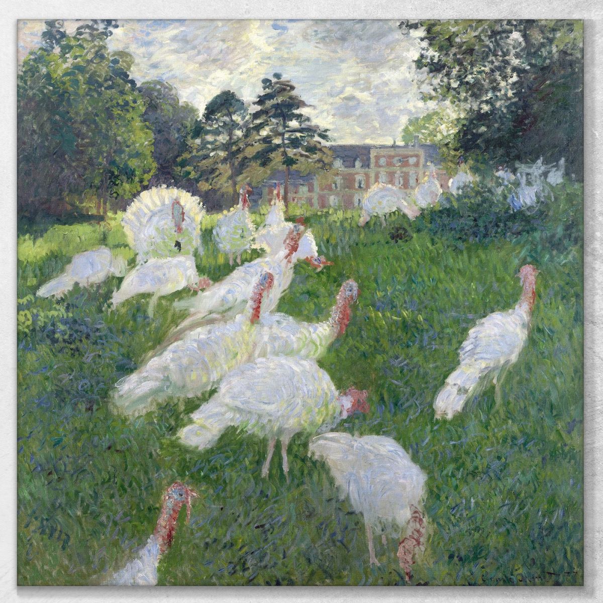 The Turkeys 1876 Claude Monet mnt99 canvas print 