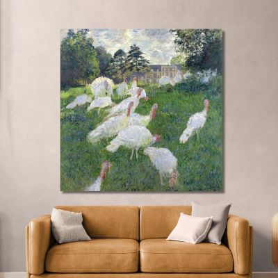 The Turkeys 1876 Claude Monet mnt99 canvas print 