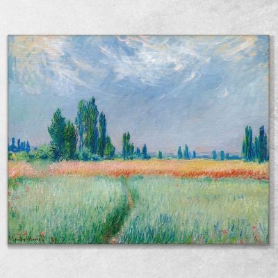 The Wheat Field 1881 Claude Monet mnt100 canvas print 