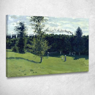 Train In The Countryside 1870 Claude Monet mnt103 canvas print 