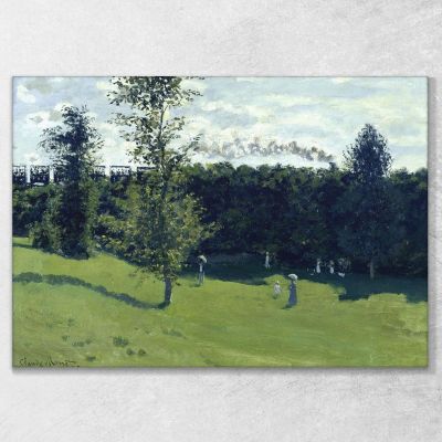 Train In The Countryside 1870 Claude Monet mnt103 canvas print 