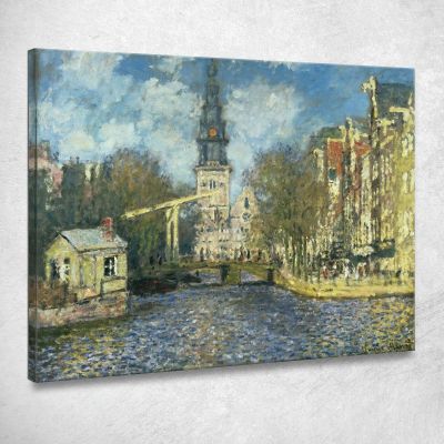 South Church Ad Amsterdam 1874 Claude Monet mnt119 canvas print 